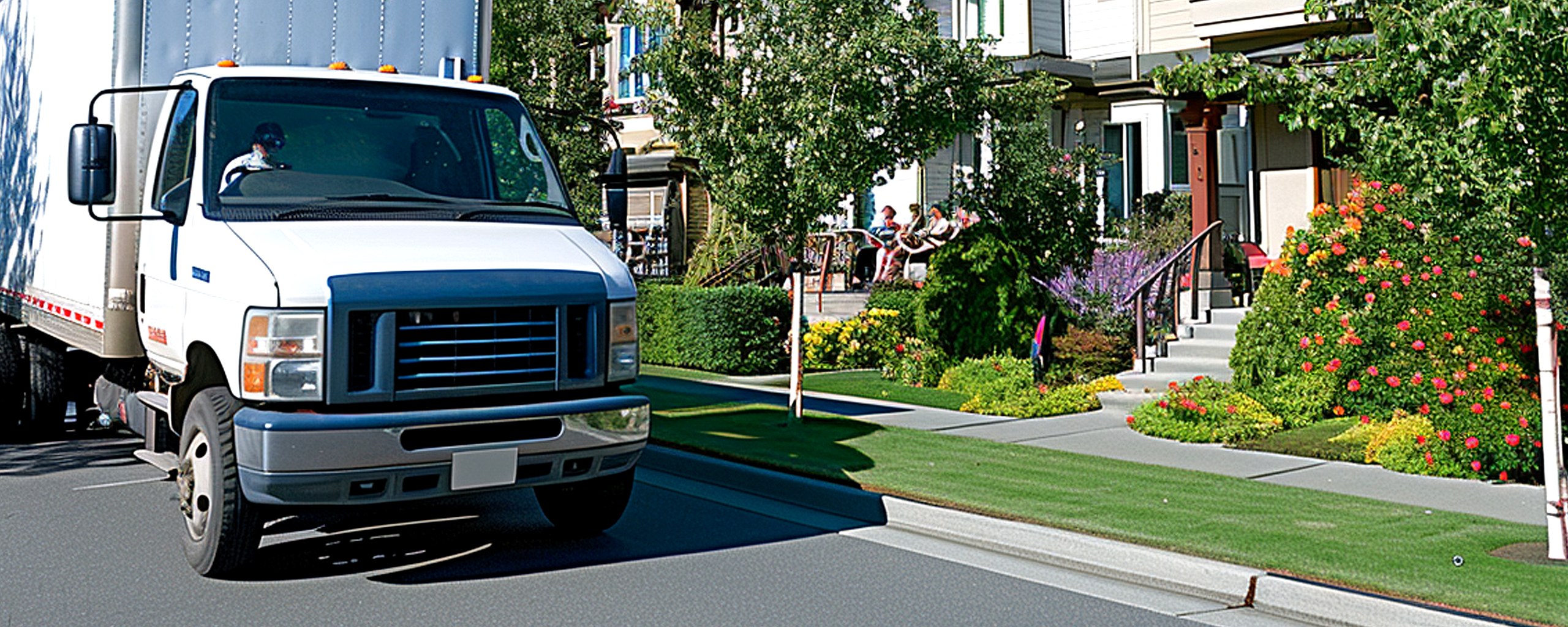 Moving truck and crew serving Providence, Rhode Island