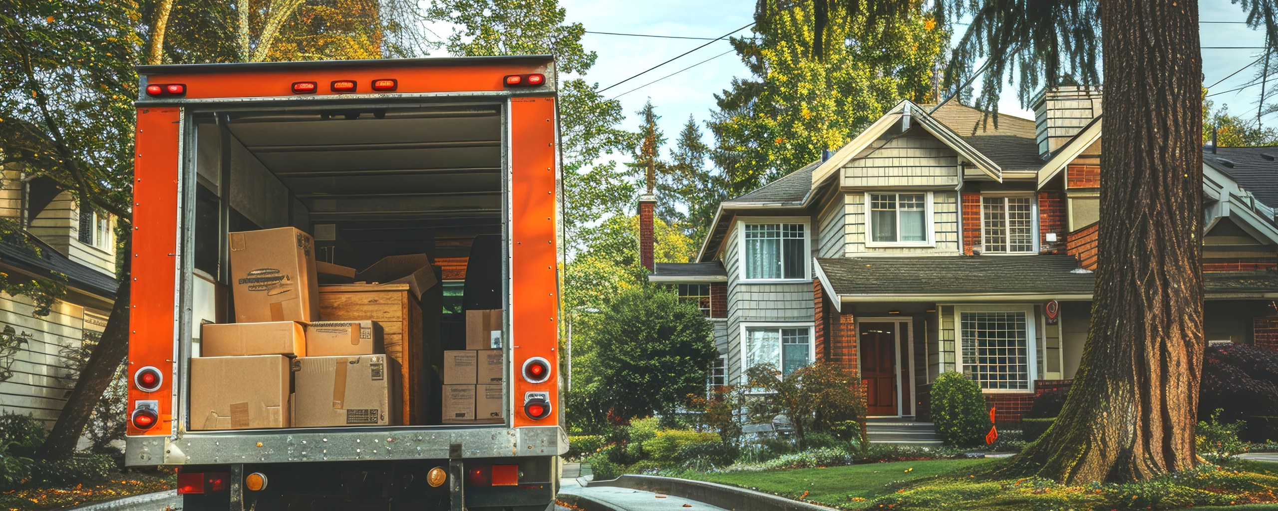 Moving truck and crew serving Waterbury, Connecticut