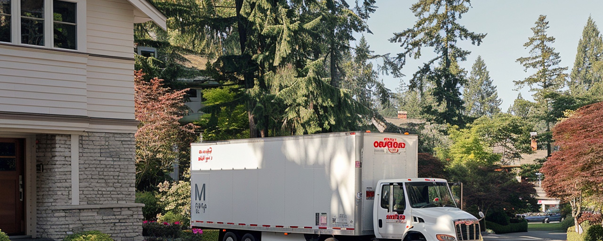 Moving truck and crew serving Lake Charles, Louisiana