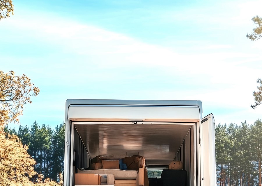 Movers loading a truck in Fort Mitchell, Kentucky