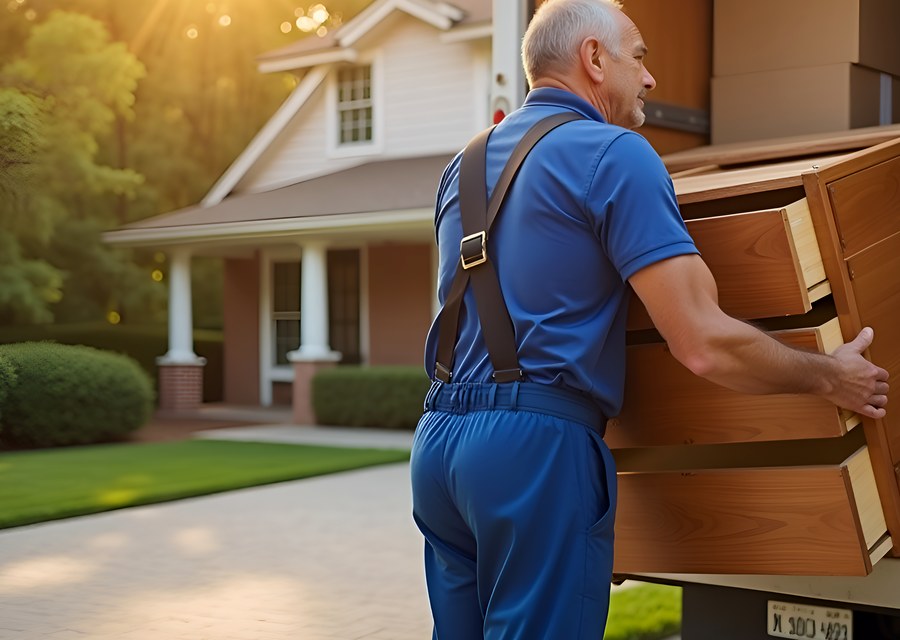 Movers loading a truck in Provo, Utah