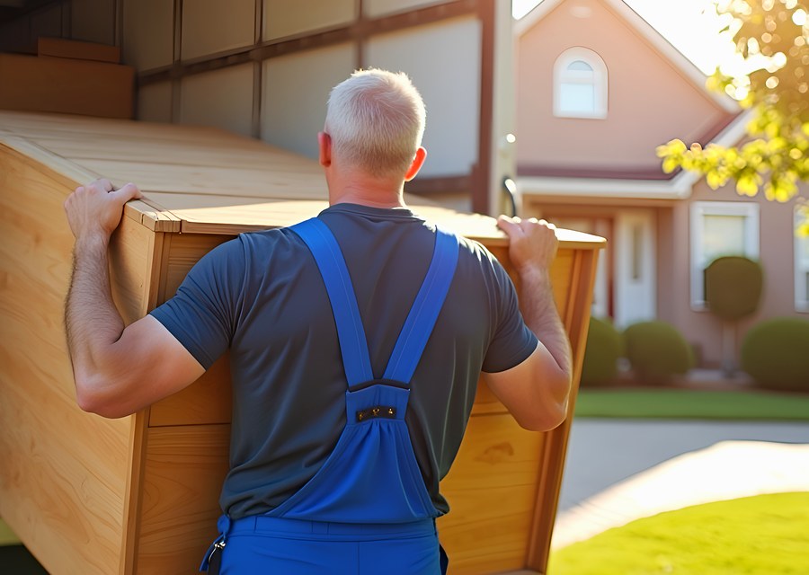 Movers loading a truck in Sparks, Nevada