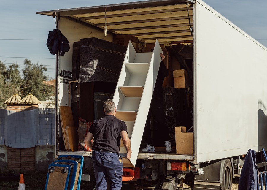 Movers loading a truck in Boise, Idaho