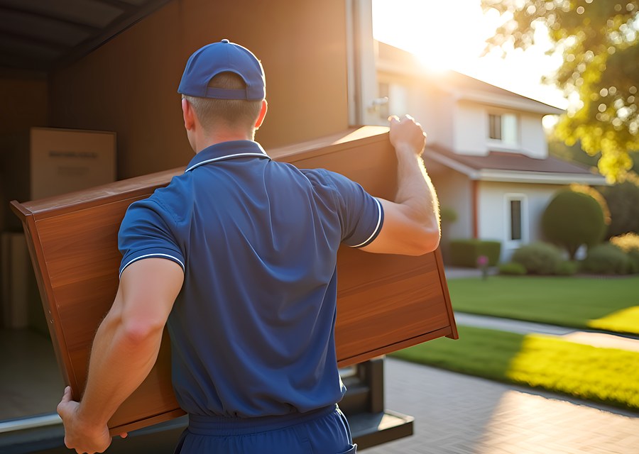 Movers loading a truck in Louisville, Kentucky