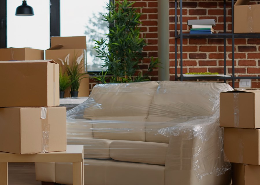 Movers loading a truck in Alexandria, Virginia