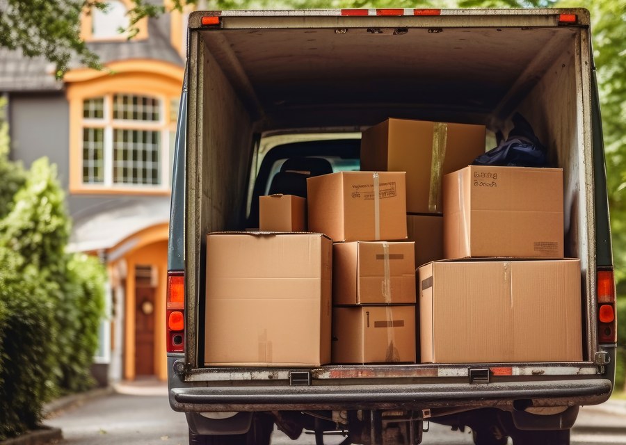 Movers loading a truck in Boise, Idaho