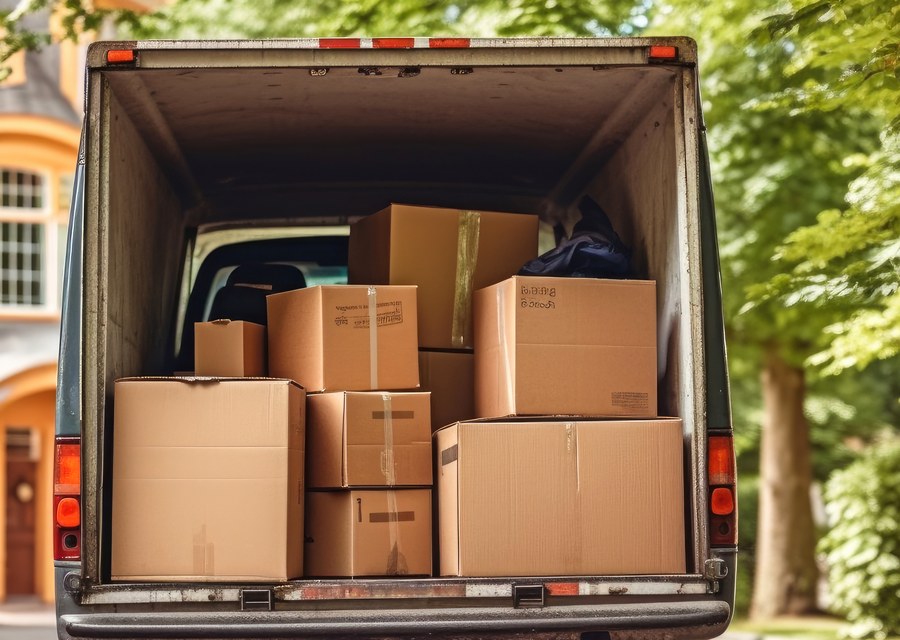 Movers loading a truck in Fort Smith, Arkansas