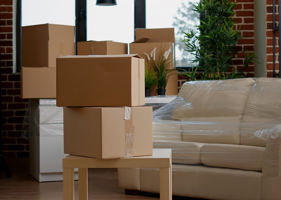 Movers loading a truck in Olive Branch, Mississippi