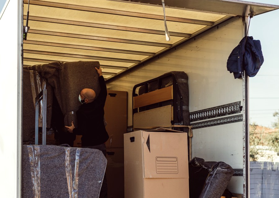 Movers loading a truck in Boise, Idaho