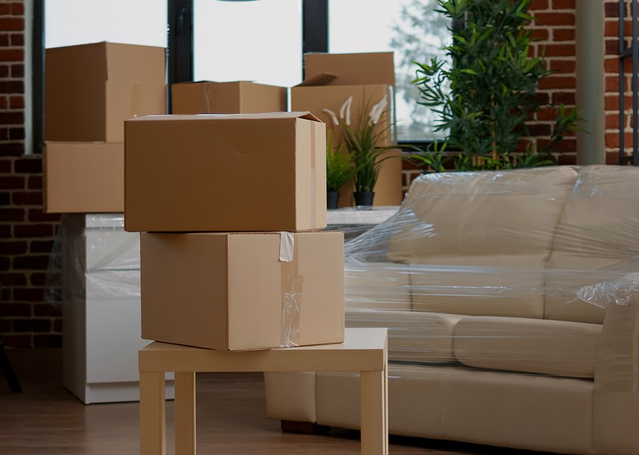 Movers loading a truck in Little Rock, Arkansas