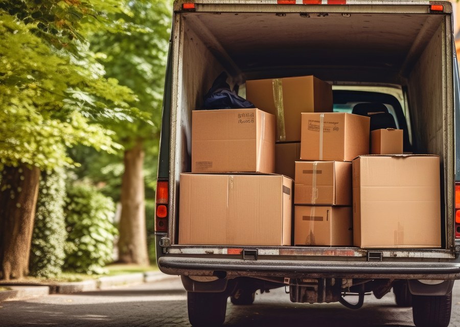 Movers loading a truck in Scottsdale, Arizona