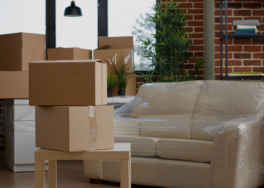 Movers loading a truck in Joliet, Illinois