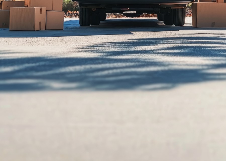 Movers loading a truck in Virginia Beach, Virginia
