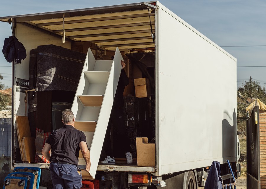 Movers loading a truck in Awendaw, South Carolina