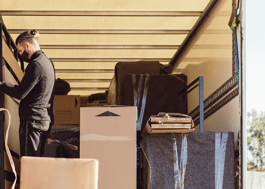 Movers loading a truck in Fort Smith, Arkansas