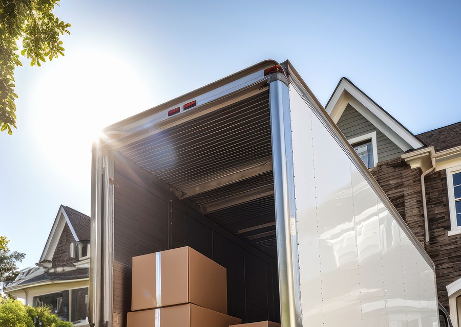 Movers loading a truck in Phoenix, Arizona