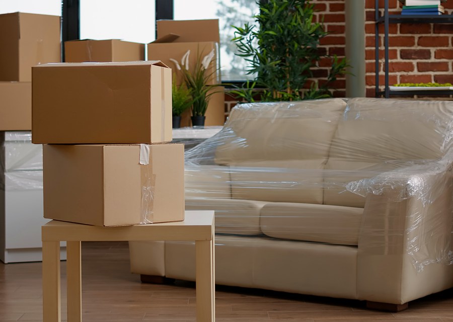 Movers loading a truck in Piscataway, New Jersey