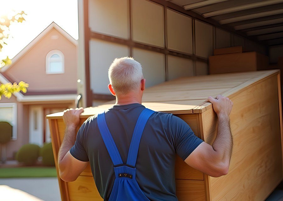 Movers loading a truck in Memphis, Tennessee