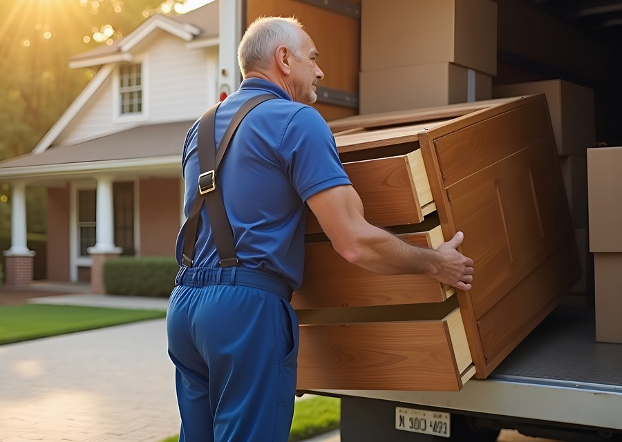 Movers loading a truck in Scottsdale, Arizona
