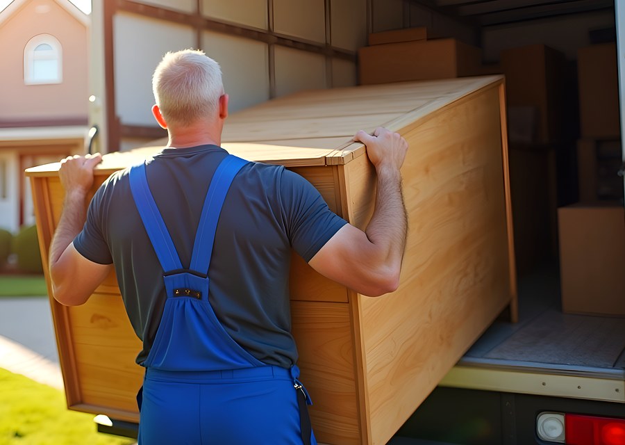 Movers loading a truck in Boise, Idaho