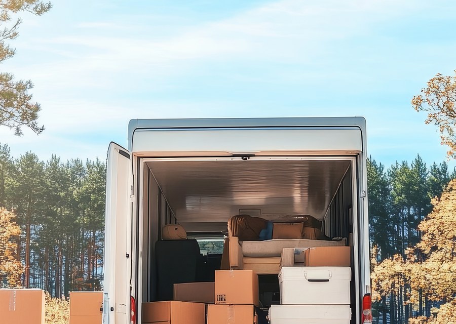 Movers loading a truck in Charleston, South Carolina