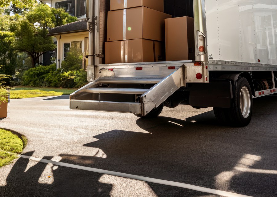 Movers loading a truck in Louisville, Kentucky