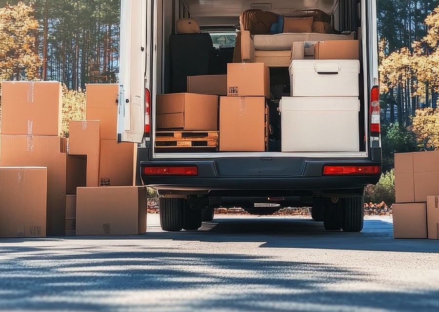 Movers loading a truck in Mt Pleasant, South Carolina