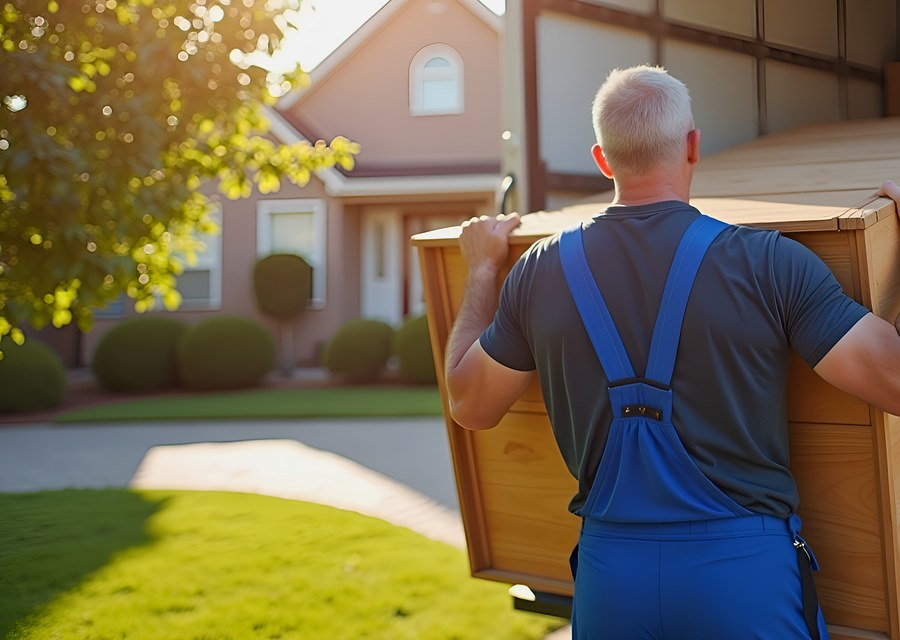 Movers loading a truck in Springdale, Arkansas