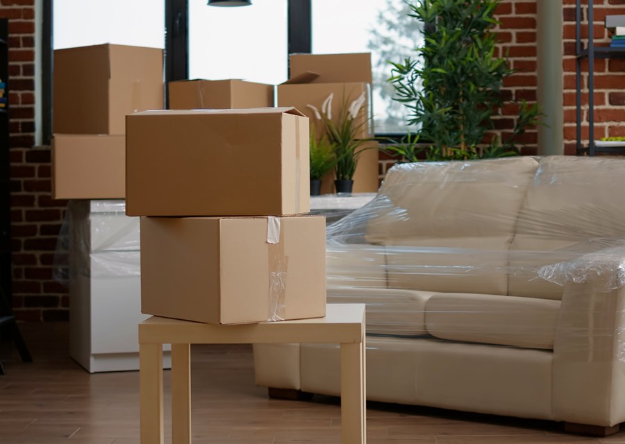 Movers loading a truck in Newark, Delaware