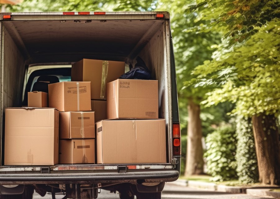 Movers loading a truck in Orlando, Florida
