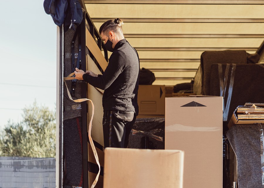 Movers loading a truck in Fort Smith, Arkansas