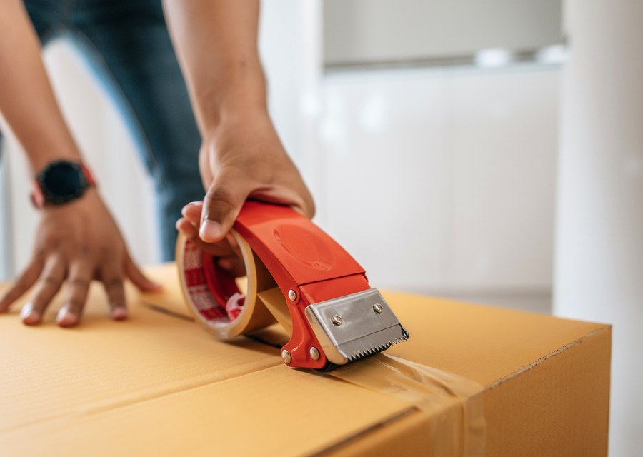 Movers loading a truck in Durham, North Carolina