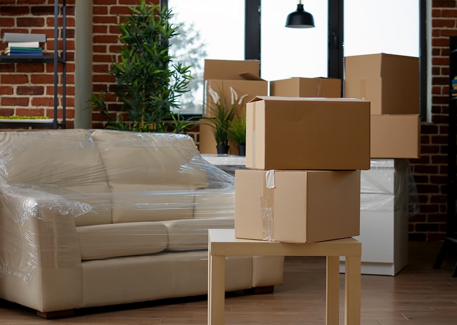 Movers loading a truck in Miami, Florida