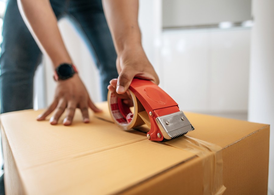 Furniture being moved by professional crew